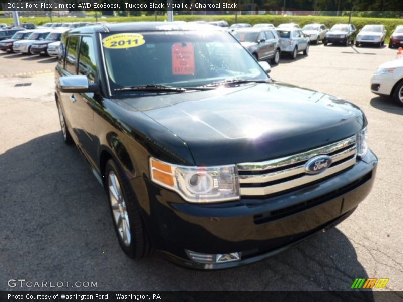 Tuxedo Black Metallic / Charcoal Black 2011 Ford Flex Limited AWD EcoBoost