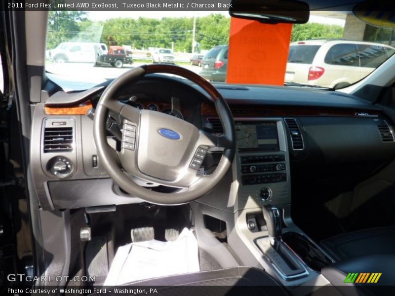 Tuxedo Black Metallic / Charcoal Black 2011 Ford Flex Limited AWD EcoBoost