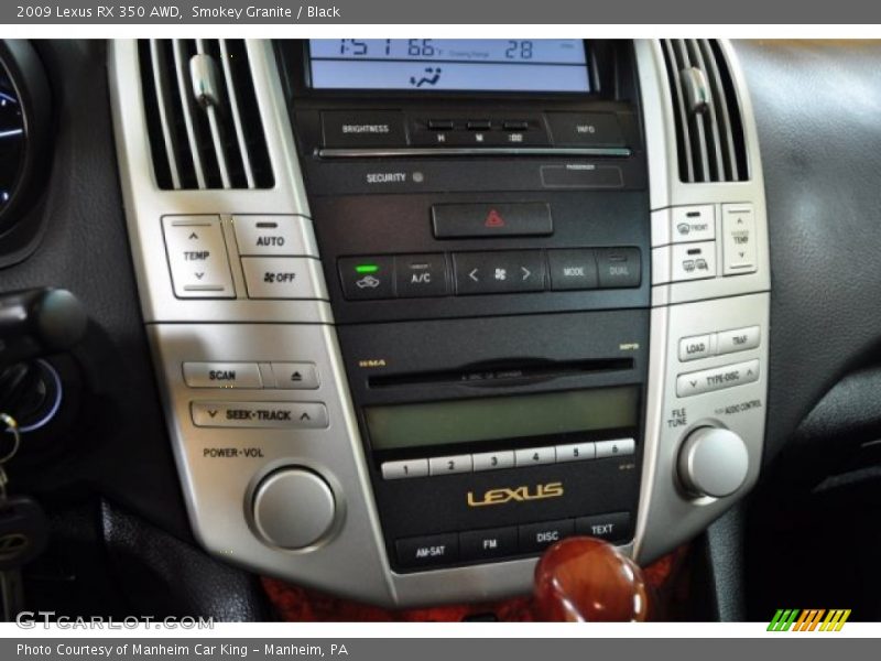 Smokey Granite / Black 2009 Lexus RX 350 AWD