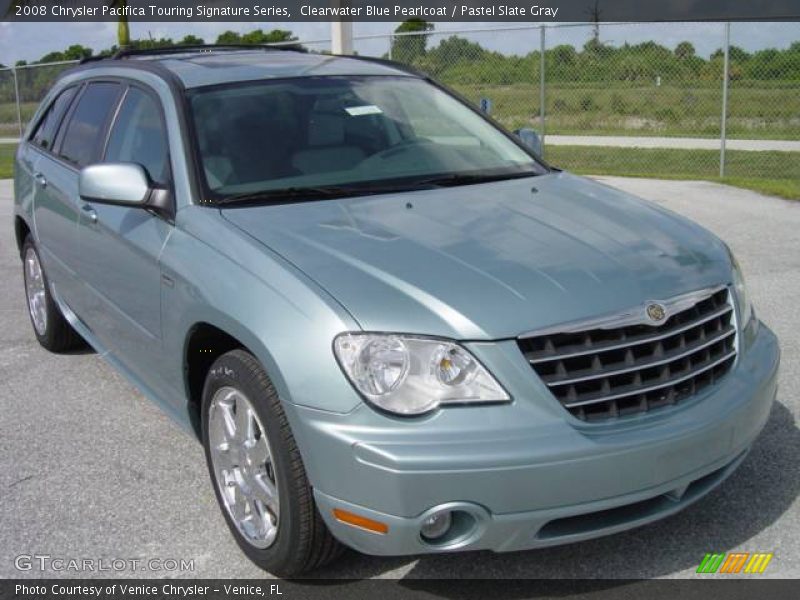 Clearwater Blue Pearlcoat / Pastel Slate Gray 2008 Chrysler Pacifica Touring Signature Series