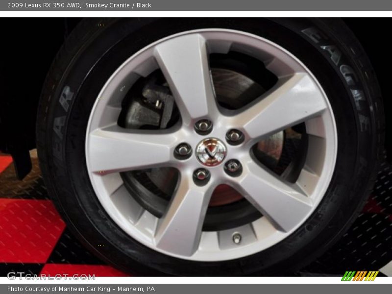 Smokey Granite / Black 2009 Lexus RX 350 AWD