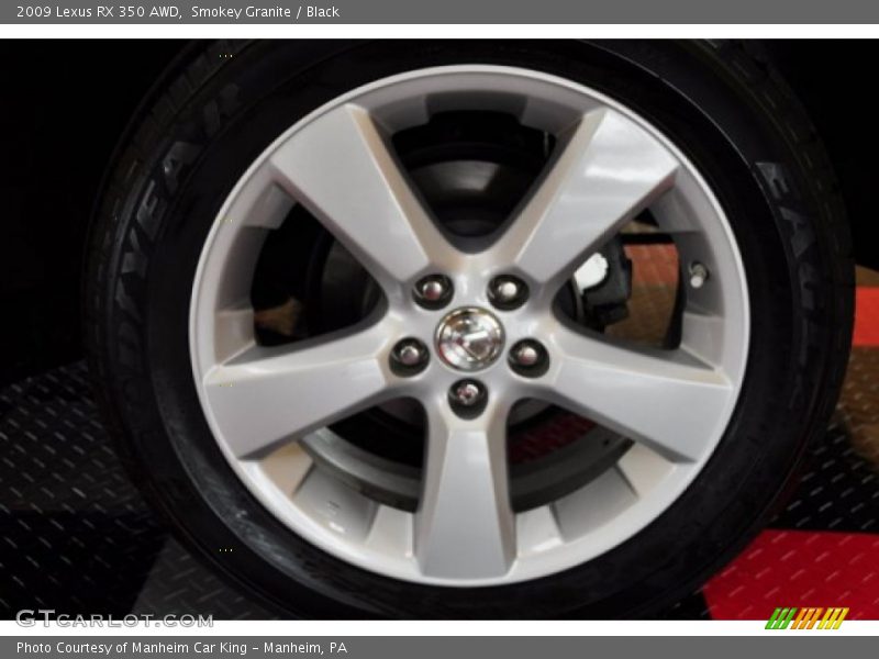 Smokey Granite / Black 2009 Lexus RX 350 AWD