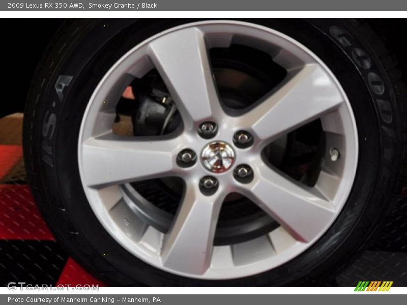 Smokey Granite / Black 2009 Lexus RX 350 AWD