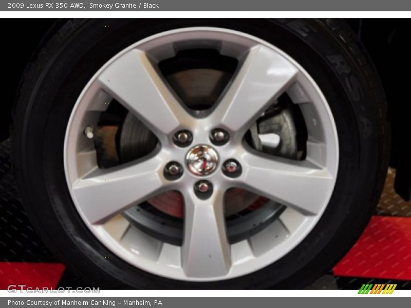 Smokey Granite / Black 2009 Lexus RX 350 AWD
