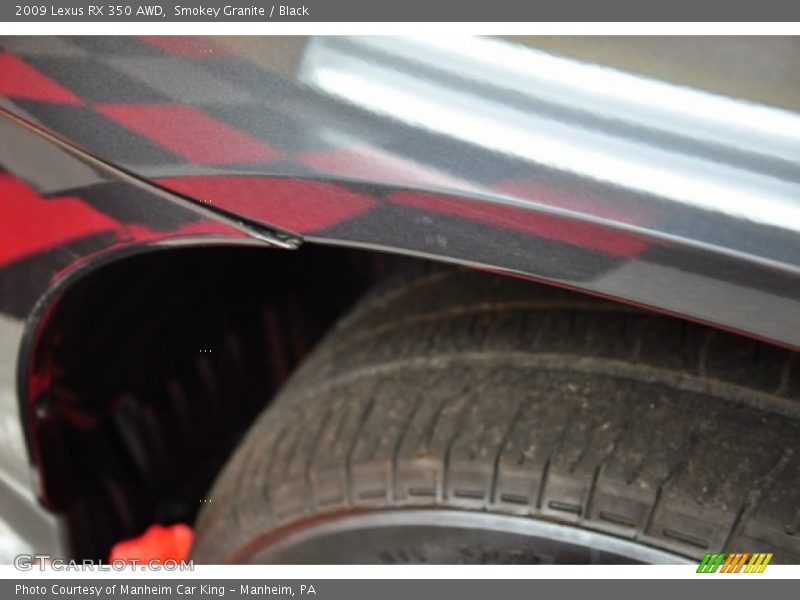 Smokey Granite / Black 2009 Lexus RX 350 AWD