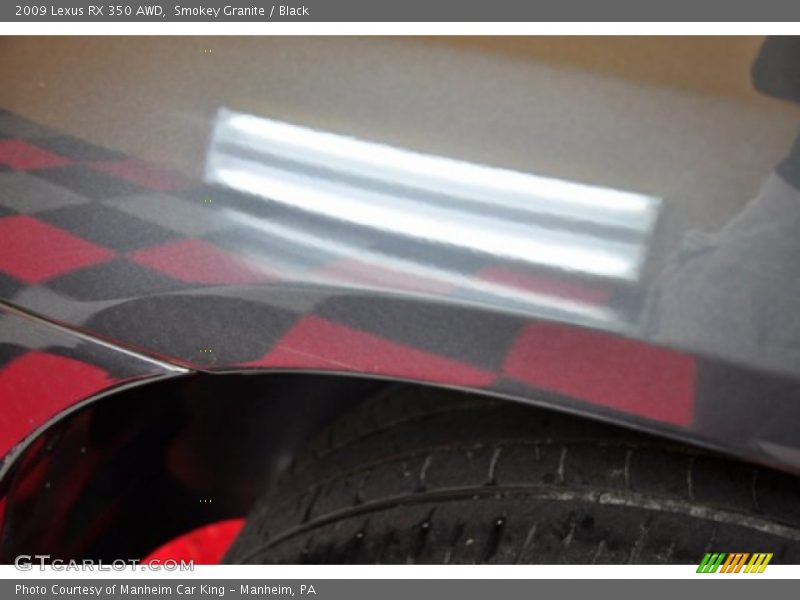 Smokey Granite / Black 2009 Lexus RX 350 AWD