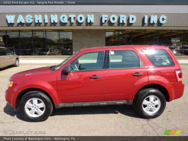 Sangria Red Metallic / Stone 2010 Ford Escape XLS