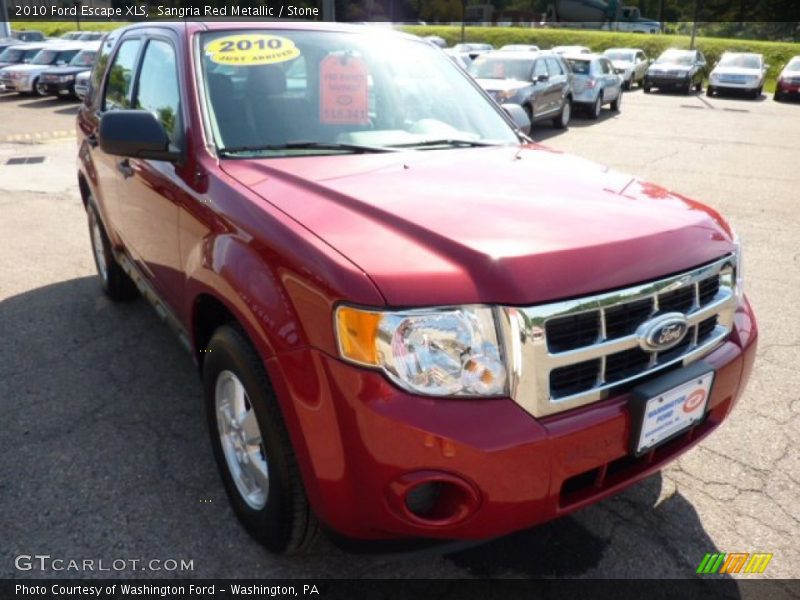 Sangria Red Metallic / Stone 2010 Ford Escape XLS
