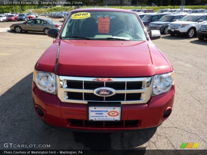 Sangria Red Metallic / Stone 2010 Ford Escape XLS