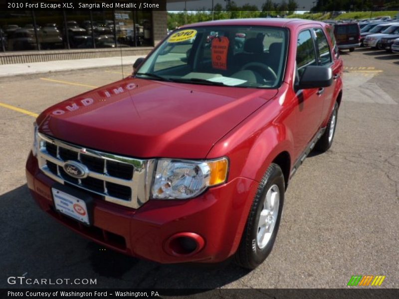 Sangria Red Metallic / Stone 2010 Ford Escape XLS