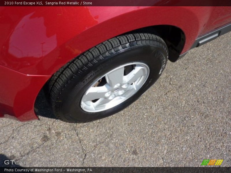 Sangria Red Metallic / Stone 2010 Ford Escape XLS