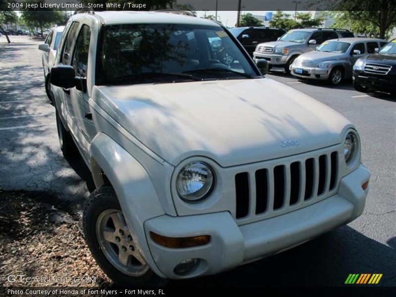 Stone White / Taupe 2004 Jeep Liberty Limited