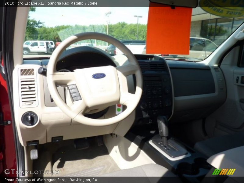 Sangria Red Metallic / Stone 2010 Ford Escape XLS