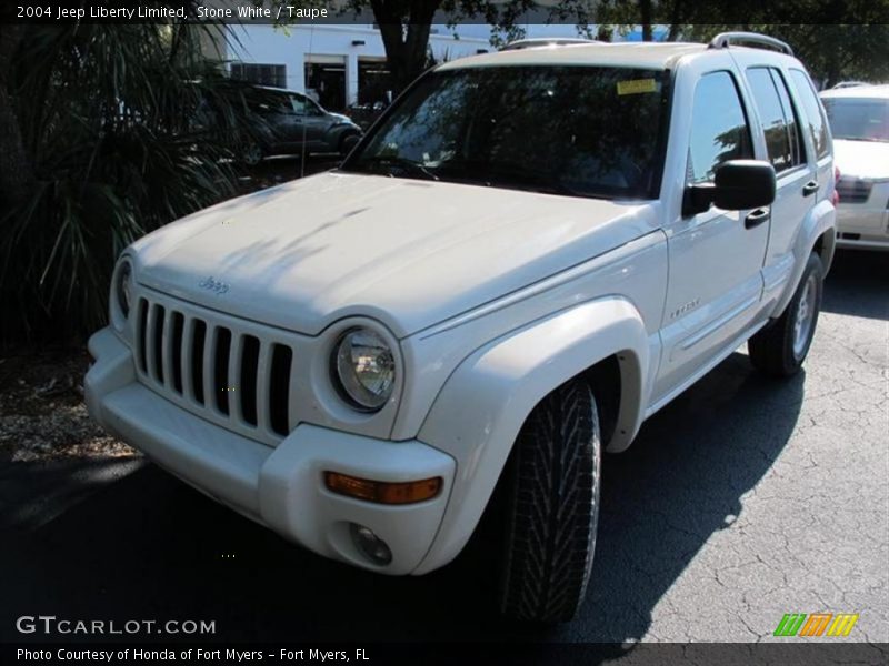 Stone White / Taupe 2004 Jeep Liberty Limited