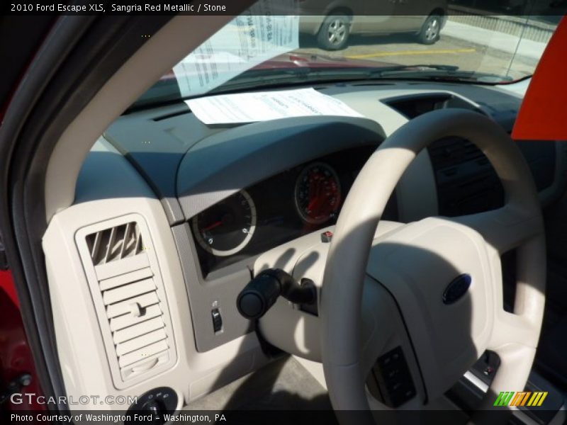 Sangria Red Metallic / Stone 2010 Ford Escape XLS