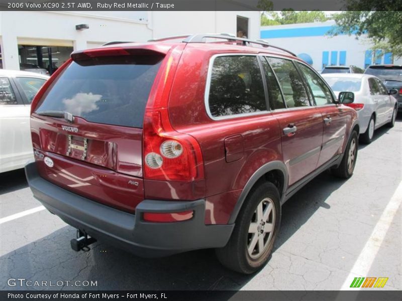 Ruby Red Metallic / Taupe 2006 Volvo XC90 2.5T AWD