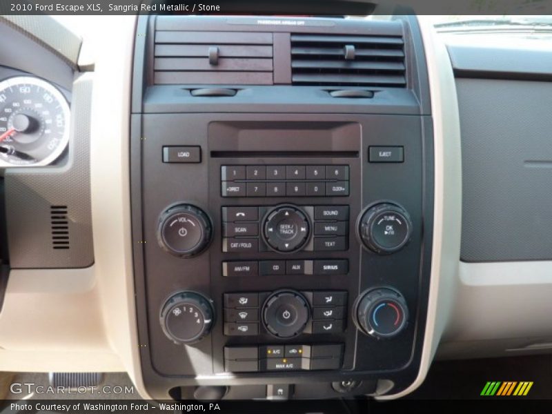 Controls of 2010 Escape XLS