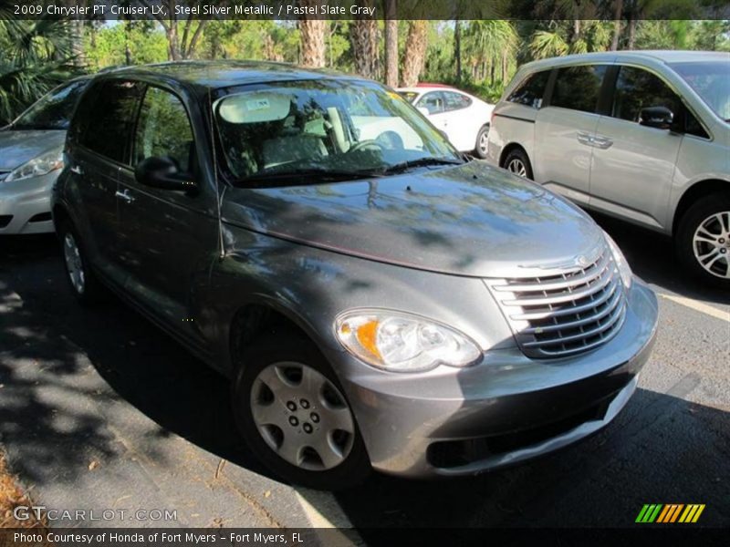 Steel Silver Metallic / Pastel Slate Gray 2009 Chrysler PT Cruiser LX