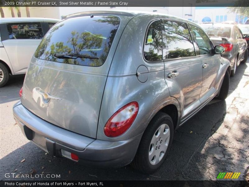 Steel Silver Metallic / Pastel Slate Gray 2009 Chrysler PT Cruiser LX