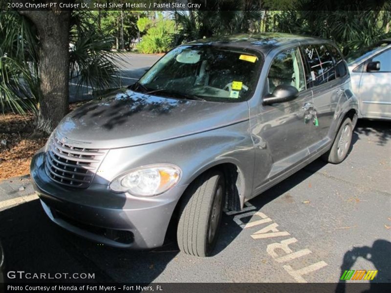 Steel Silver Metallic / Pastel Slate Gray 2009 Chrysler PT Cruiser LX