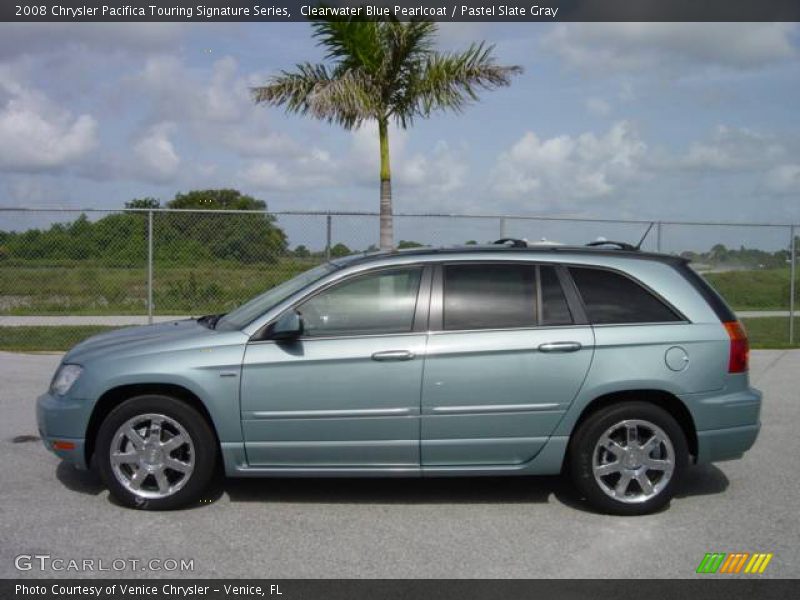 Clearwater Blue Pearlcoat / Pastel Slate Gray 2008 Chrysler Pacifica Touring Signature Series