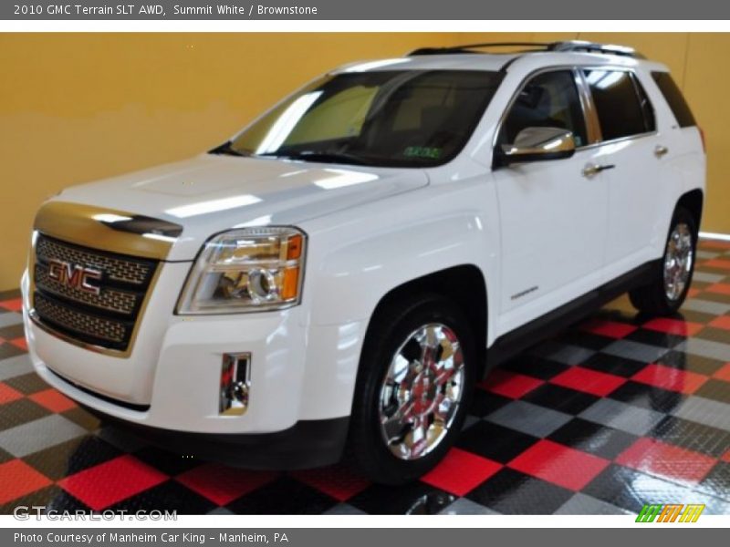 Summit White / Brownstone 2010 GMC Terrain SLT AWD
