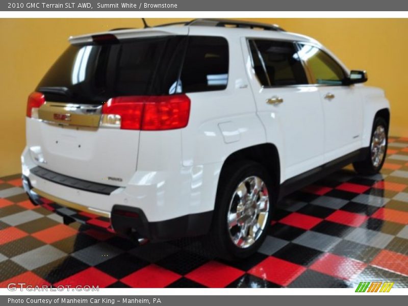 Summit White / Brownstone 2010 GMC Terrain SLT AWD