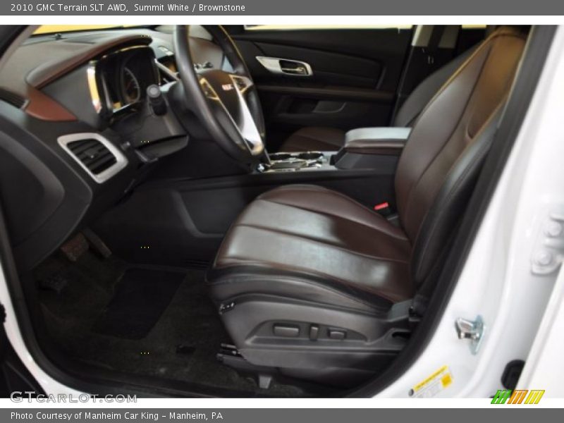 Summit White / Brownstone 2010 GMC Terrain SLT AWD