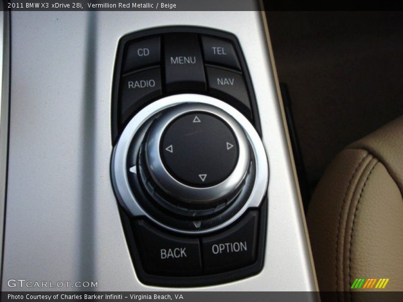 Controls of 2011 X3 xDrive 28i