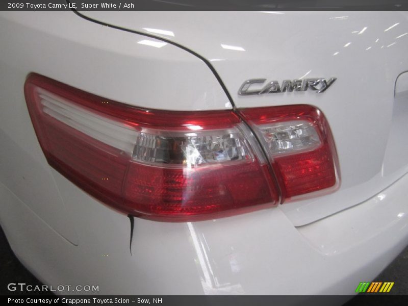 Super White / Ash 2009 Toyota Camry LE