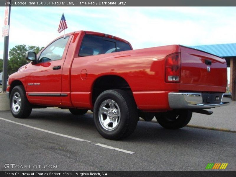 Flame Red / Dark Slate Gray 2005 Dodge Ram 1500 ST Regular Cab