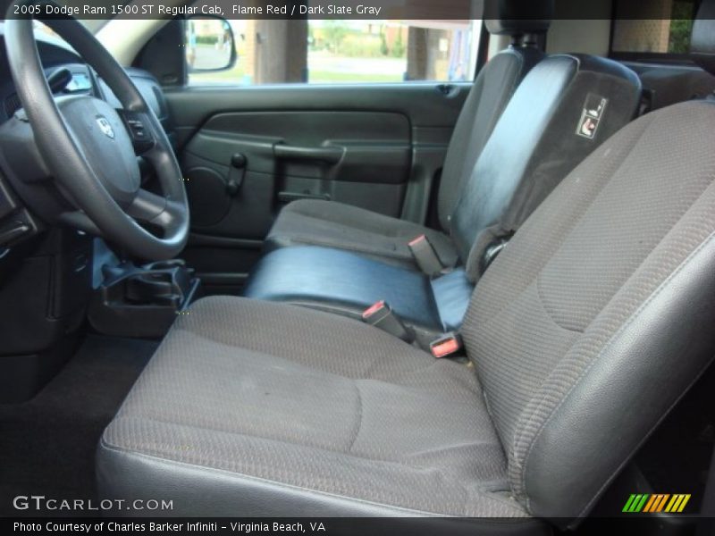 Flame Red / Dark Slate Gray 2005 Dodge Ram 1500 ST Regular Cab