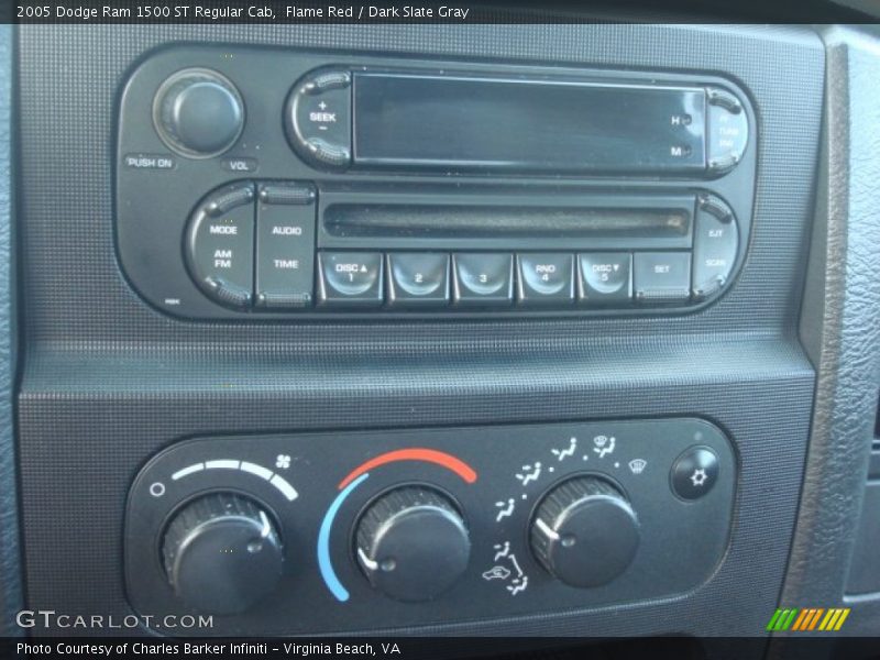 Flame Red / Dark Slate Gray 2005 Dodge Ram 1500 ST Regular Cab