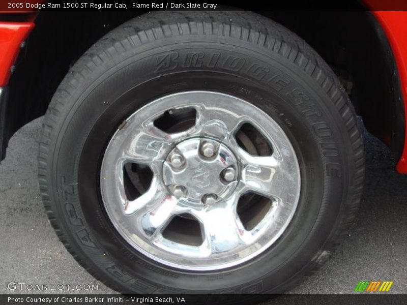 Flame Red / Dark Slate Gray 2005 Dodge Ram 1500 ST Regular Cab