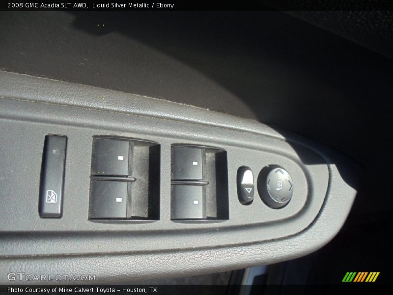 Liquid Silver Metallic / Ebony 2008 GMC Acadia SLT AWD