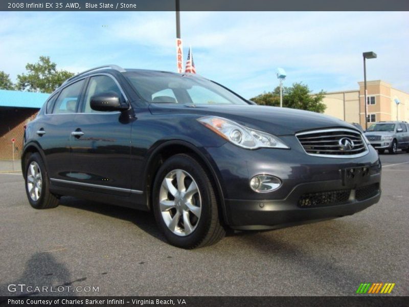Blue Slate / Stone 2008 Infiniti EX 35 AWD