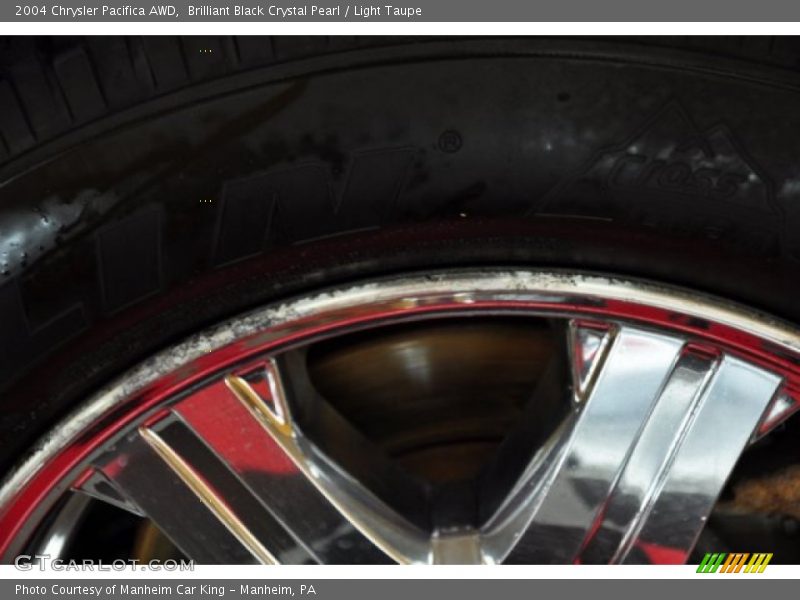 Brilliant Black Crystal Pearl / Light Taupe 2004 Chrysler Pacifica AWD
