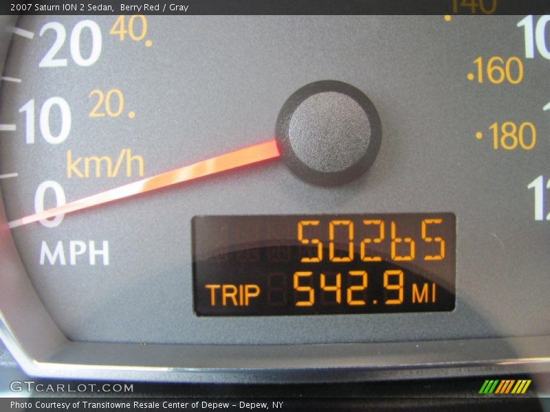 Berry Red / Gray 2007 Saturn ION 2 Sedan
