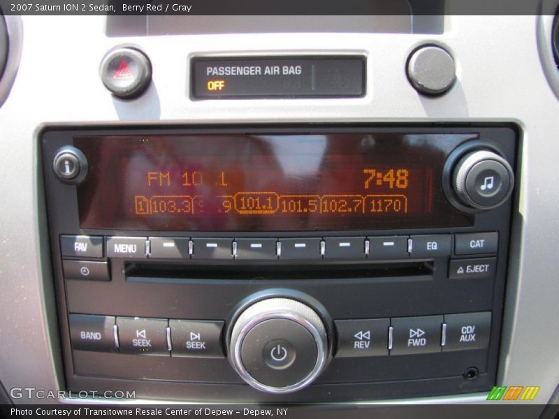Berry Red / Gray 2007 Saturn ION 2 Sedan