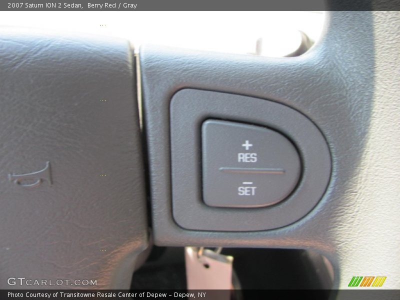 Berry Red / Gray 2007 Saturn ION 2 Sedan
