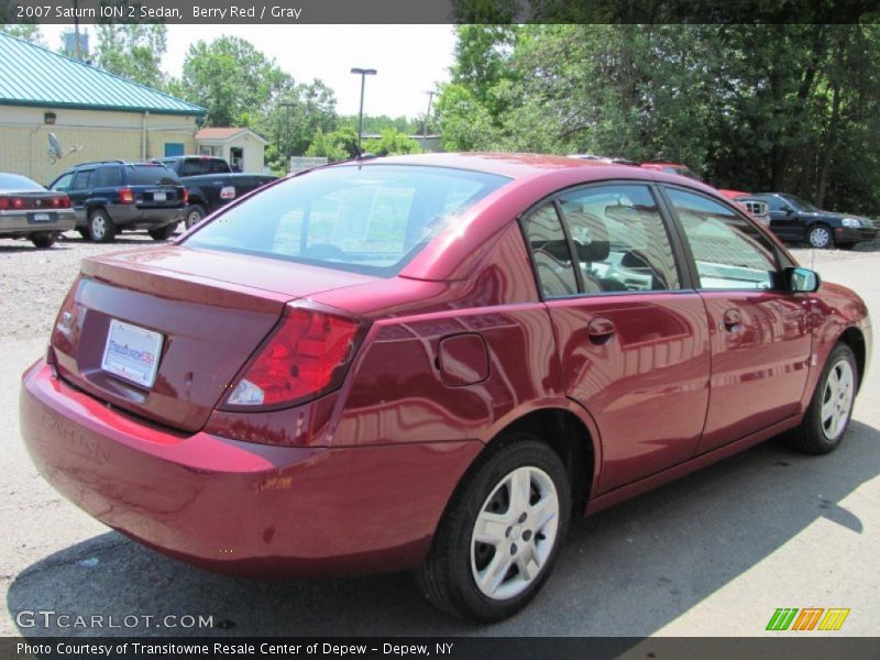 Berry Red / Gray 2007 Saturn ION 2 Sedan