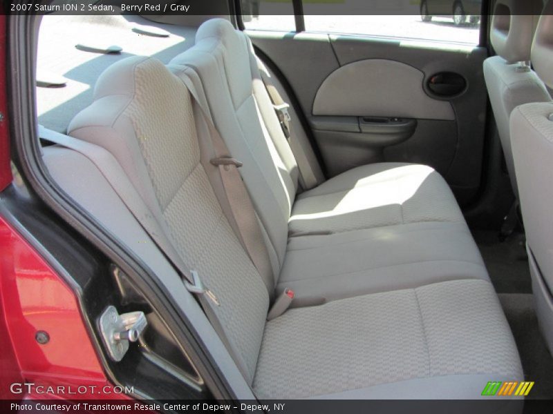 Berry Red / Gray 2007 Saturn ION 2 Sedan