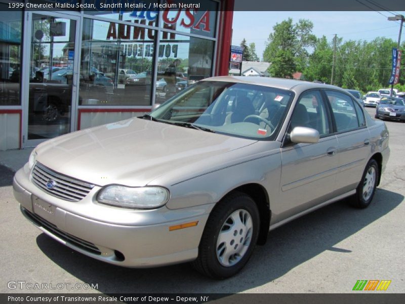 Sandrift Metallic / Medium Neutral 1999 Chevrolet Malibu Sedan