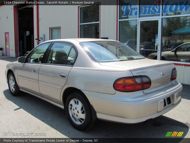 Sandrift Metallic / Medium Neutral 1999 Chevrolet Malibu Sedan