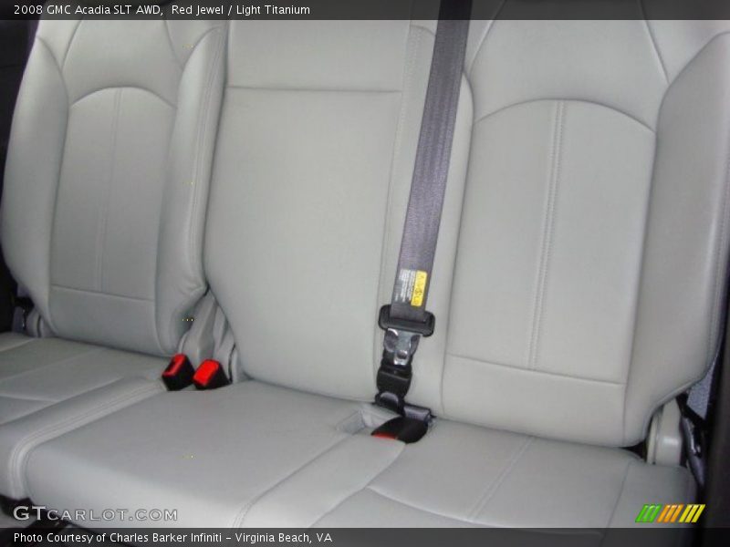 Red Jewel / Light Titanium 2008 GMC Acadia SLT AWD
