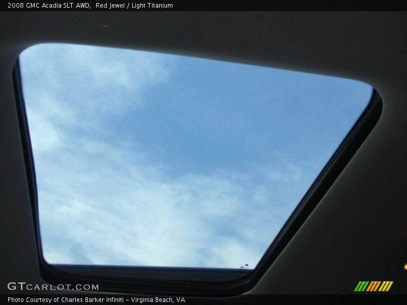 Red Jewel / Light Titanium 2008 GMC Acadia SLT AWD