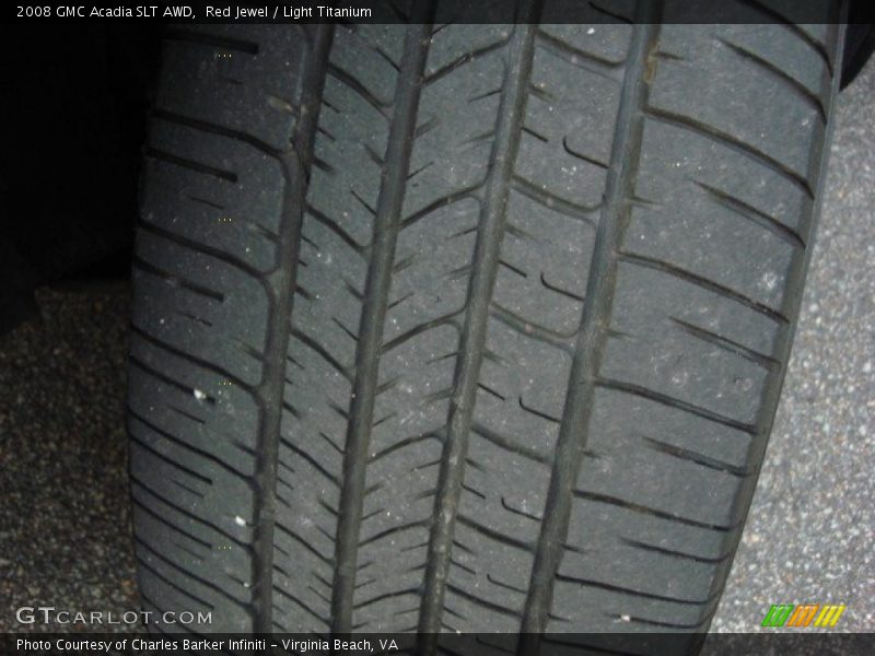 Red Jewel / Light Titanium 2008 GMC Acadia SLT AWD