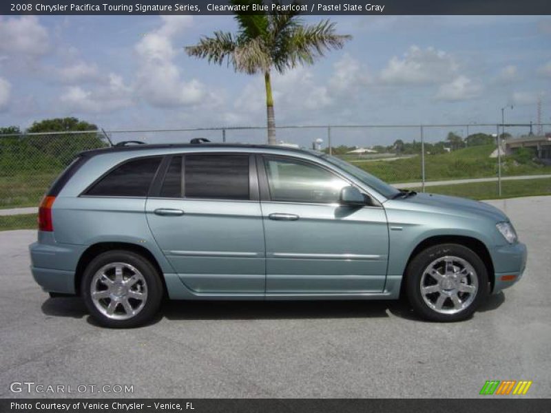 Clearwater Blue Pearlcoat / Pastel Slate Gray 2008 Chrysler Pacifica Touring Signature Series