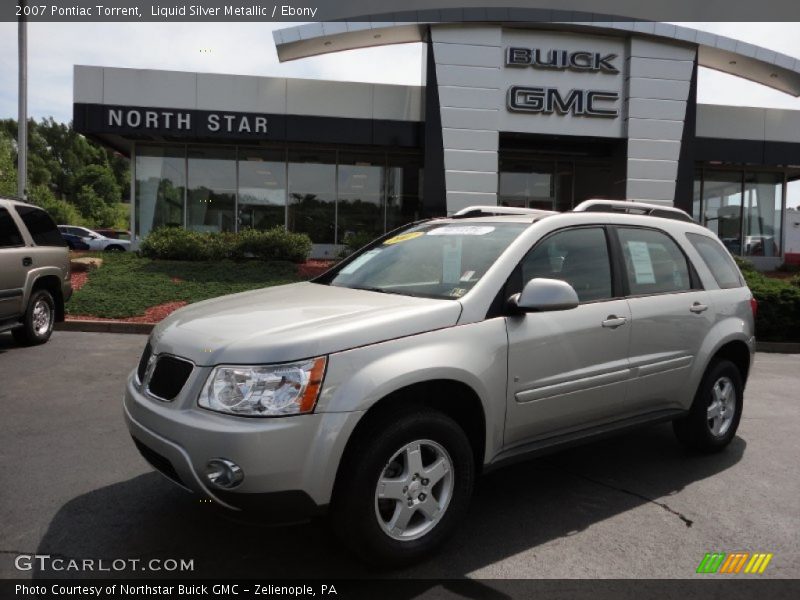 Liquid Silver Metallic / Ebony 2007 Pontiac Torrent