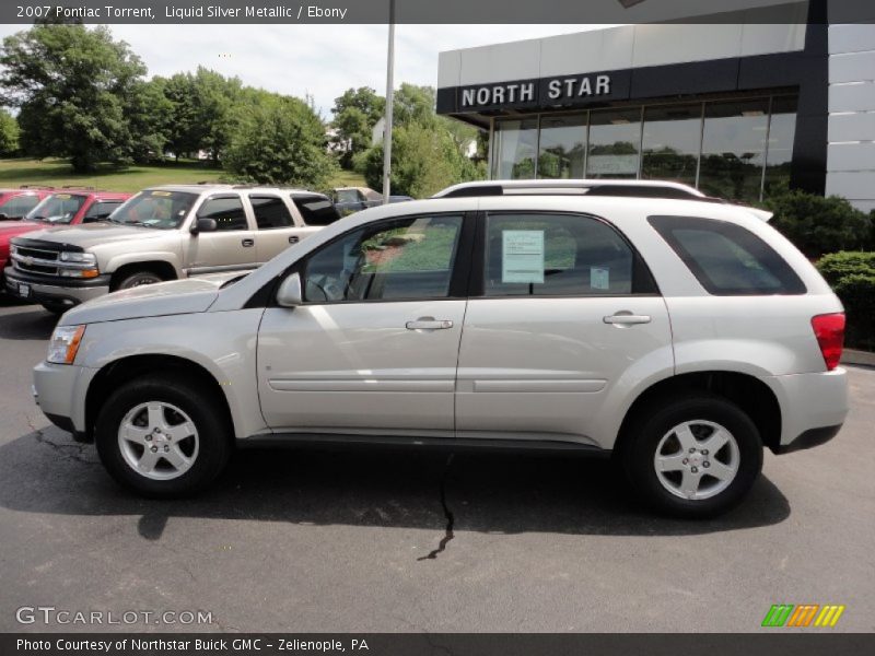 Liquid Silver Metallic / Ebony 2007 Pontiac Torrent